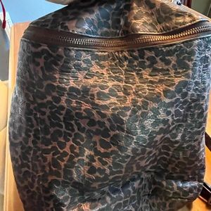 Leather Frye Leopard Backpack. NWT